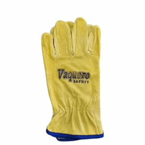 GUANTES VAQUERO PIEL AMARILLO TALLA M