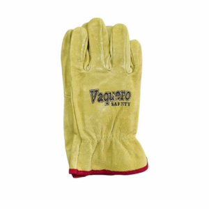 GUANTES VAQUERO PIEL AMARILLO TALLA L